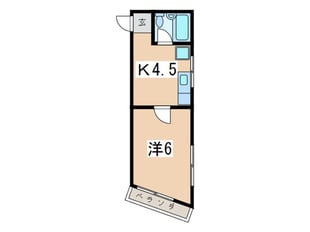 メイクスⅢ今宿の物件間取画像